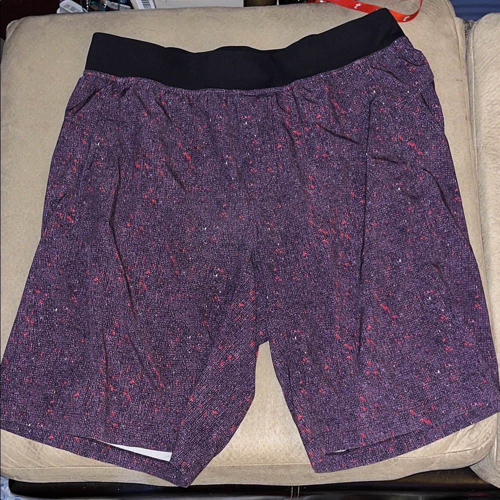 lululemon athletica Purple and Black Athletic Shorts